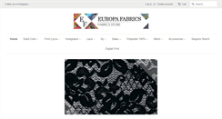 Desktop Screenshot of europafabrics.com